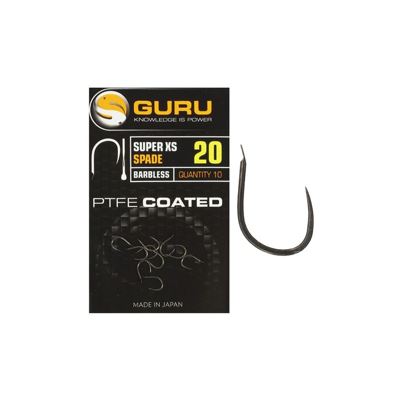 Guru Super XS Spade End Barbless Hook Size 12