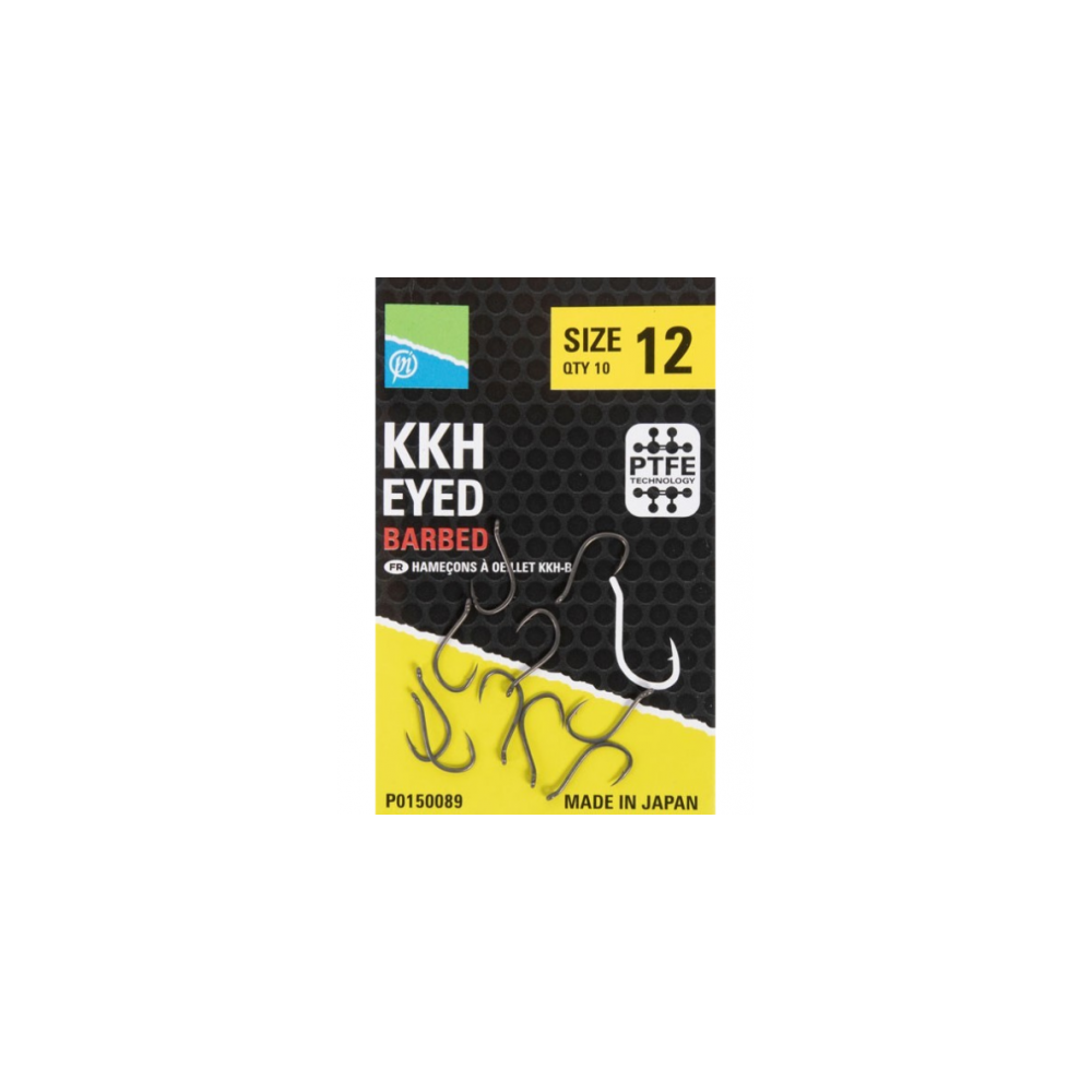 Preston KKH Eyed Size 16 Barbed Hook kopen - De goedkoopste in NL!