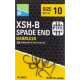 Preston XSH-B Spade End Barbless Hook Size 10