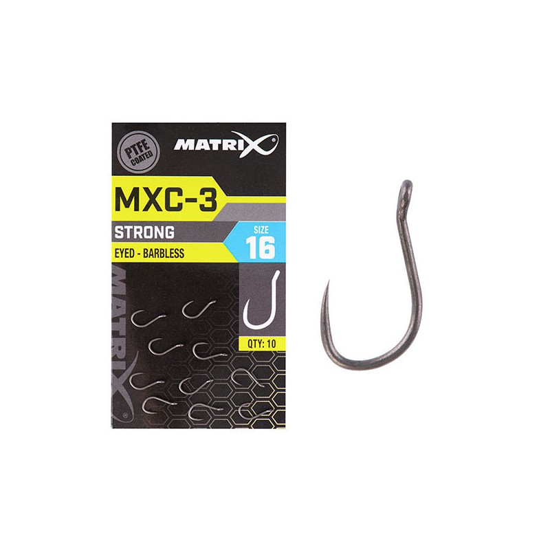 Matrix MXC-3 Strong Eyed Barbless Size 18