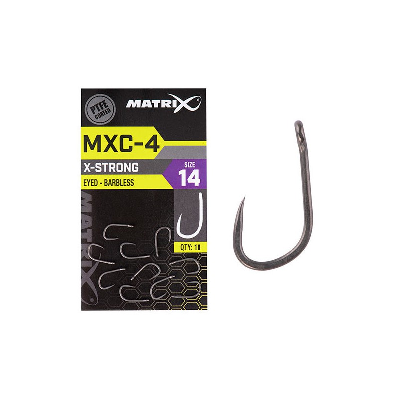 Matrix MXC-4 X-Strong Eyed Barbless Size 18