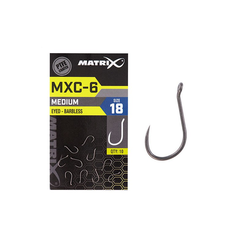 Matrix MXC-6 Medium Eyed Barbless Size 20