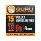 Guru Bait Band – Pellet Wagglers Ready Rig 15'' Size 12