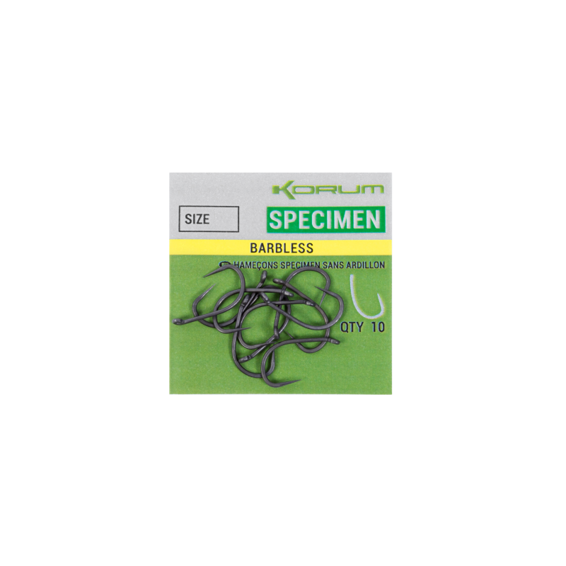 Korum Xpert Specimen Barbless Hook Size 16