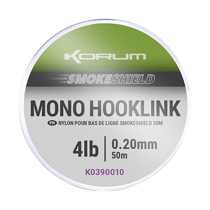 Korum Smokeshield Mono Hooklink 0.20 mm