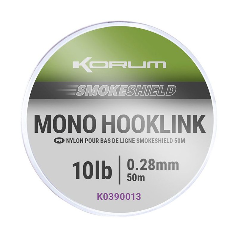 Korum Smokeshield Mono Hooklink 0.28 mm